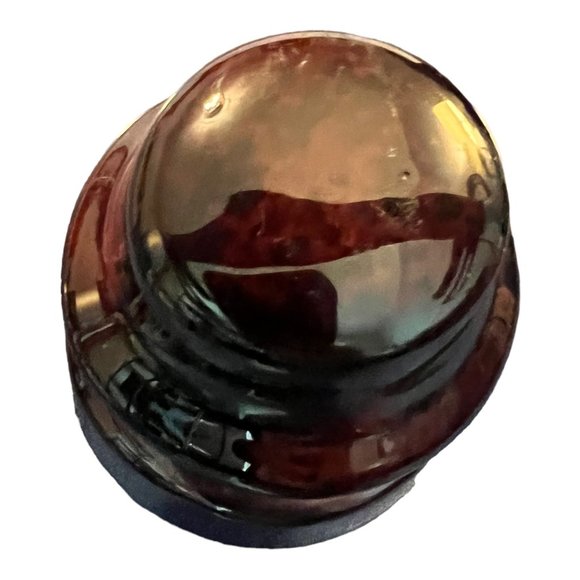 Vintage Brown Ceramic Electric Pole Insulator Made USA - Picture 4 of 5